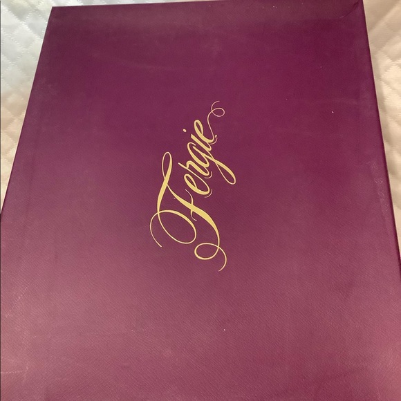 Gently used FERGIE RUSHER WEDGE SANDAL BLACK SNAKE STRAPS - Picture 7 of 7